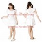 New product Sweet white cosplay Maid Costume (Nakagami)