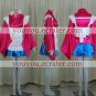 New product   Sweet Red and blue satin Maid Costume (Rei)