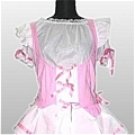 New product   Pink and white cosplay Maid Costume (Ribbon)