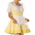 New product   Sweet yellow Lace Maid Costume (Wakako)