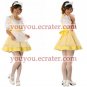 New product Sweet yellow Lace Maid Costume (Wakako)