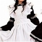 New product   lovely black with white apron Hinako Maid dress