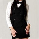 New product   Office Uniform Black white Cosplay Costume