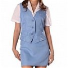New product   Office Uniform blue Miharu Cosplay Costume