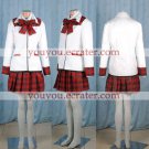 New product  White and red School Uniform Cosplay girl Costume
