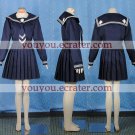 New product   Dark blue School Uniform Cosplay girl Costume