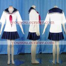 New product   Blue and white School Uniform Cosplay girl Costume