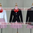New product   Red and black School Uniform Cosplay girl Costume