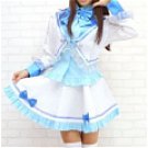 New product   light blue School Uniform Cosplay girl Costume