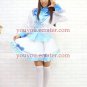 New product   light blue School Uniform Cosplay girl Costume