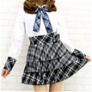 New product   Lovely black School Uniform Cosplay girl Costume