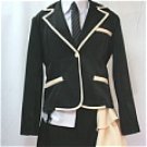 New product   Blue and check skirt School Uniform Cosplay girl Costume