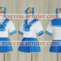 New product   Short Sleeves Akiha blue School Uniform Cosplay Costume