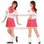 New product   Red long Sleeves Emiri School Uniform Cosplay Costume
