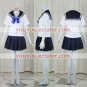 New product  Blue short Sleeves Ethel School Uniform Cosplay Costume