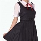 New product  Short Sleeves Hikari blue School Uniform Cosplay Costume
