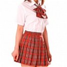 New product   Short Sleeves Hitomi red School Uniform Cosplay Costume
