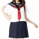 New product  Short Sleeves Issiki  School Uniform Cosplay Costume