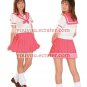 New product Short Sleeves Kazue red School Uniform Cosplay Costume