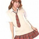 New product   Short Sleeves red Kotobuki School Uniform Cosplay Costume