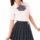 New product   Short Sleeves Mai School Uniform Cosplay Costume