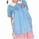 New product Momoko blue and red Short Sleeves School Uniform