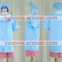 New product Momoko blue and red Short Sleeves School Uniform