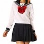 New product  White And  Blue Saori School Uniform