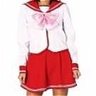 New product   Red Short Sleeves Teiko School Uniform Cosplay Costume