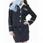 New product   Airhostess Uniform Black Cosplay Costume1