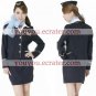 New product   Airhostess Uniform Black Cosplay Costume1
