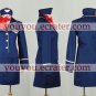 New product Airhostess long Sleeves blue Uniform Cosplay Costume6