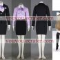 New product Airhostess Uniform Black Purple costuem