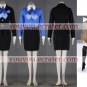 New product Airhostess Uniform Black Blue Cosplay Costume