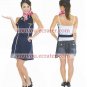 New product   Airhostess Apron  Uniform black Cosplay Costume