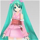 New product  Miku Cosplay (Pink Kimono) from Project DIVA