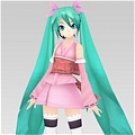New product   Miku Cosplay (Sakura Deluxe) from Vocaloid