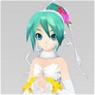 New product   Miku Cosplay (White Wedding Dress) from Vocaloid