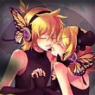 New product   Rin Cosplay (Magnet Black Butterfly) from Vocaloid
