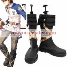 Black 1 12 Heel Lloyd The Legend of Heroes Faux Leather Cosplay Shoes