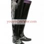 Black 1 15 Heel Castlevania Isaac Faux Leather Cosplay Shoes