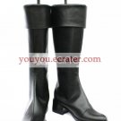 Black 2 Heel Akatsubaki Infinite Stratos Faux Leather Cosplay Shoes