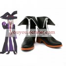Black 2 Heel Ookami-san to Shichinin no Nakama-tachi Faux Leather Cosplay Shoes