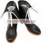 Black 2 Heel Ookami-san to Shichinin no Nakama-tachi Faux Leather Cosplay Shoes