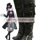 Black 3 12 Heel Kuroshitsuji UnderTaker Faux Leather Cosplay Shoes