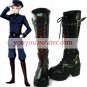 Black Axis Powers Hetalia Prussia Gilbert Beilschmidt PU Lolita Boots