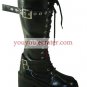 Black Axis Powers Hetalia Prussia Gilbert Beilschmidt PU Lolita Boots