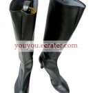 Black Cosplay Imitated Leather Boots