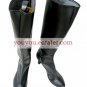 Black Cosplay Imitated Leather Boots