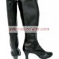 Black Cosplay Imitated Leather Boots